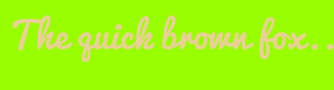 Image with Font Color EBCF99 and Background Color 99FF00